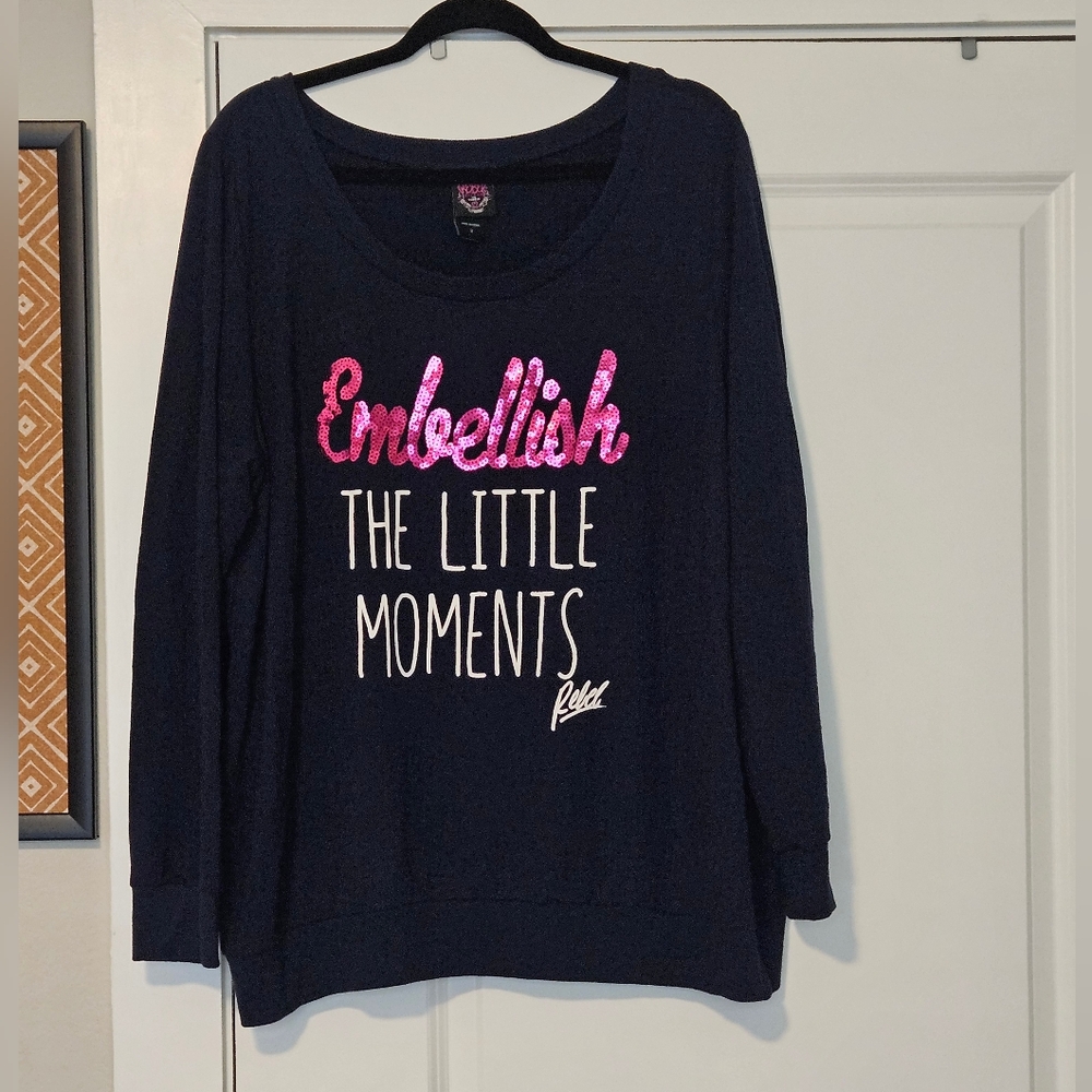 Torrid Navy Blue Sweatshirt